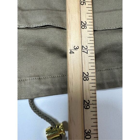 NWT Sofie Schnoor Women’s Green Cotton Parka Métal Stars Trim Sz 40 EU/ 4 US - Picture 11 of 16